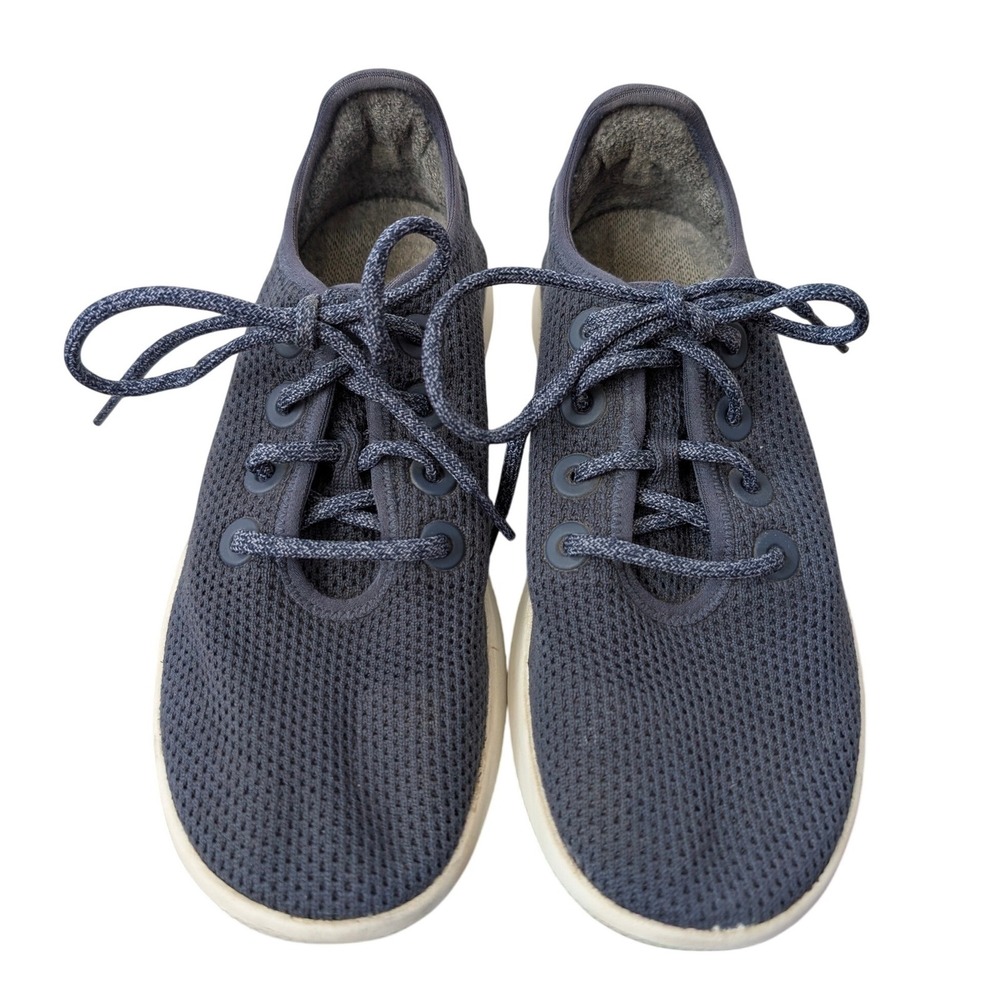 Allbirds Tree Runners Navy Blue Eucalyptus Sneakers Womens Size 9 TR W9
